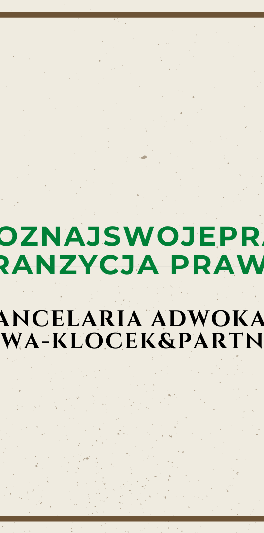 TRANZYCJA PRAWNA-  powództwo o ustalenie w przedmiocie korekty płci metrykalnej.